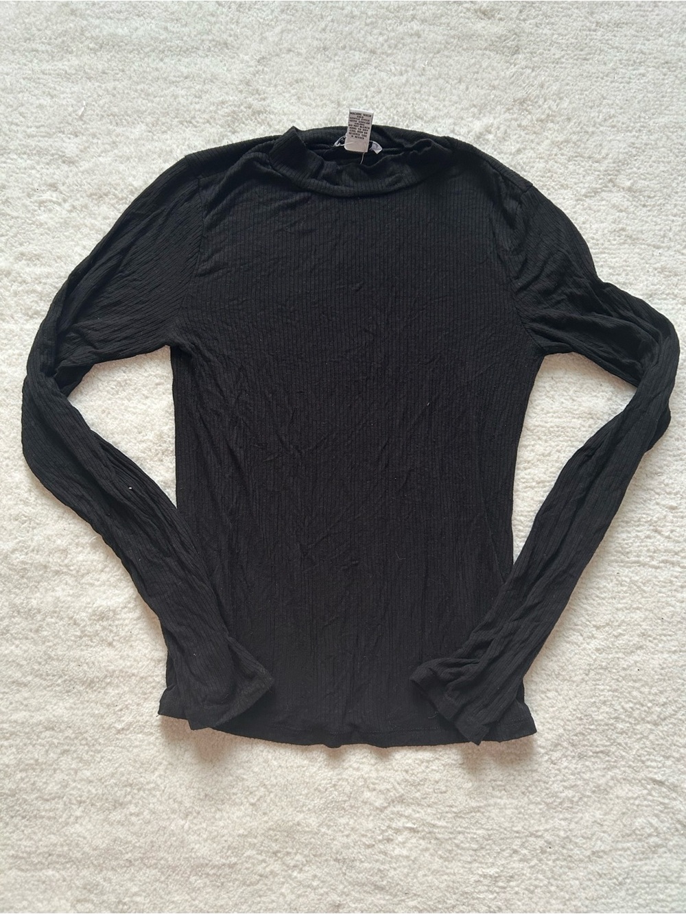 Black Long Sleeve Lightweight Top